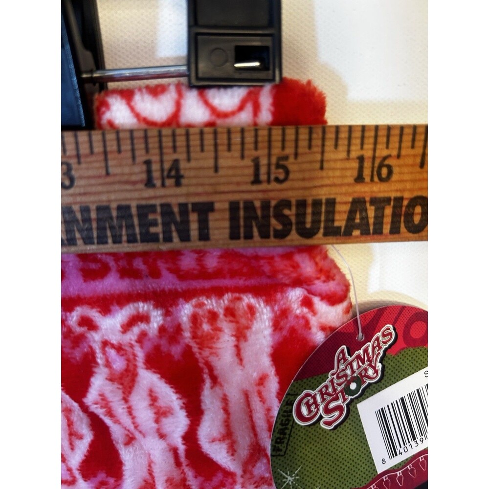 A Christmas Story Pink Red Plush Fleece Pajama Sleep Shorts Women’s Large NWT - Picture 11 of 13
